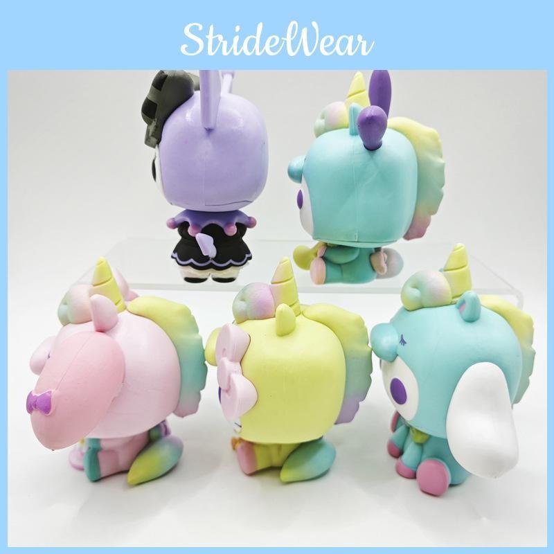 Unicorn Sanlio Rainbow Model Cake Decoration Festival Doll Gift