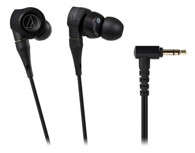 Auriculares Audio Technica con Cable Tipo Canal Graves Pesados Alta Resolución Compatibles con Fuentes de Sonido de Alta Resolución SOLID BASS Negro ATH-CKS1100X