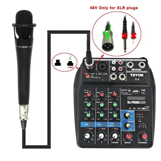 E300 Handheld Wired Condenser Microphone for Audio Broadcast Sound Recording