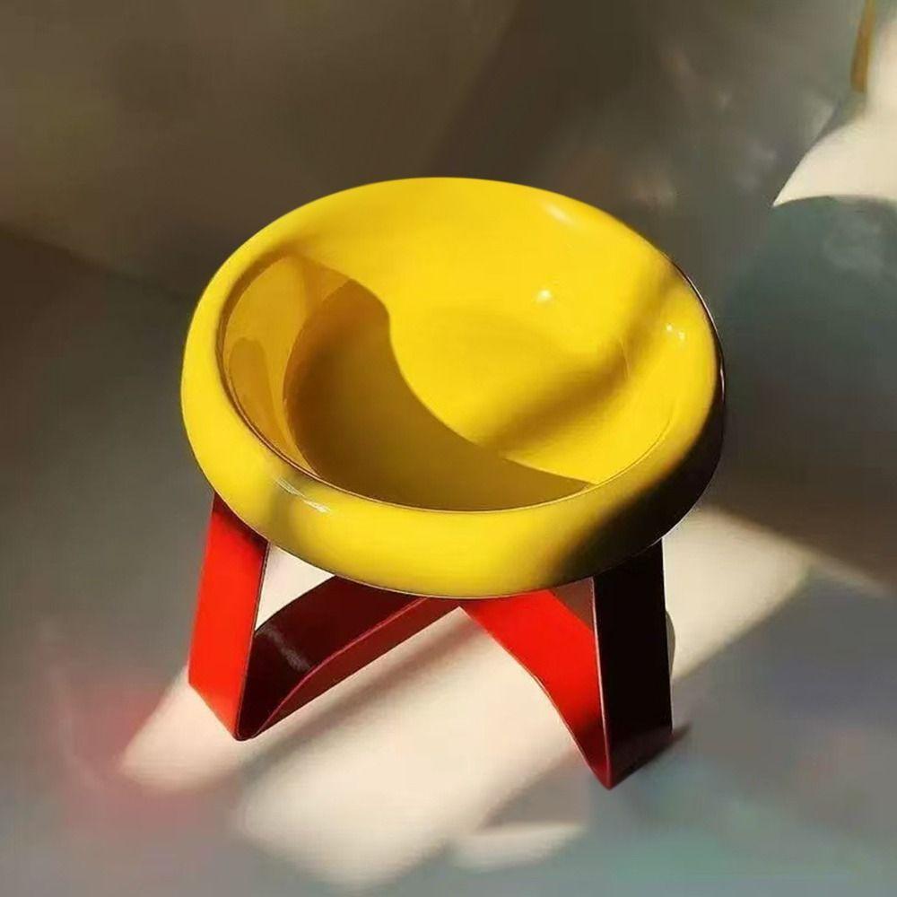 Neck Protection Pet Bowl High Feet Dog Bowl New Pet Food Bowl  Pet Supplies