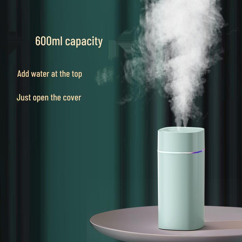 Silent Double-Spray Humidifier & Air Purifier with Large Mist Volume and Aromatherapy