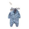 Innovative Baby & Toddler Hooded Rabbit Onesie with Ears - Zipper Romper