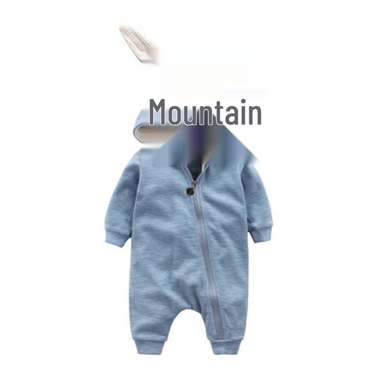 Innovative Baby & Toddler Hooded Rabbit Onesie with Ears - Zipper Romper
