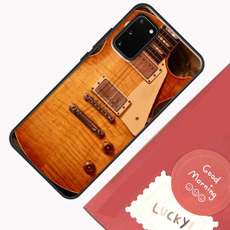 Classic Wood Guitar Phone Case For Samsung Galaxy S25 S26 Ultra S20 S21 S22 S23 S24 Plus S9 S10 S25 FE Cover Shell