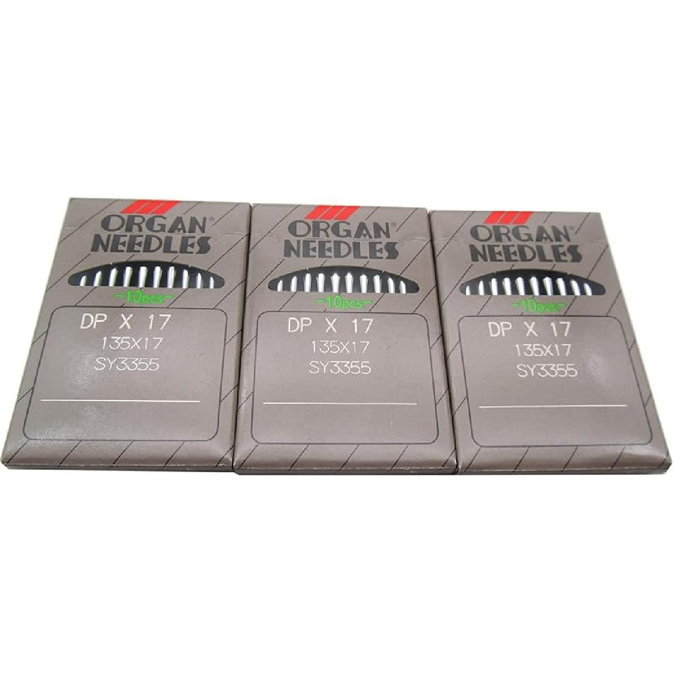 Игла для швейной машины Organ - 30 шт. Organ 135x17 DPX17 Игла для машины с шагающей лапкой (DPX17 18/110) DPX17 20/125