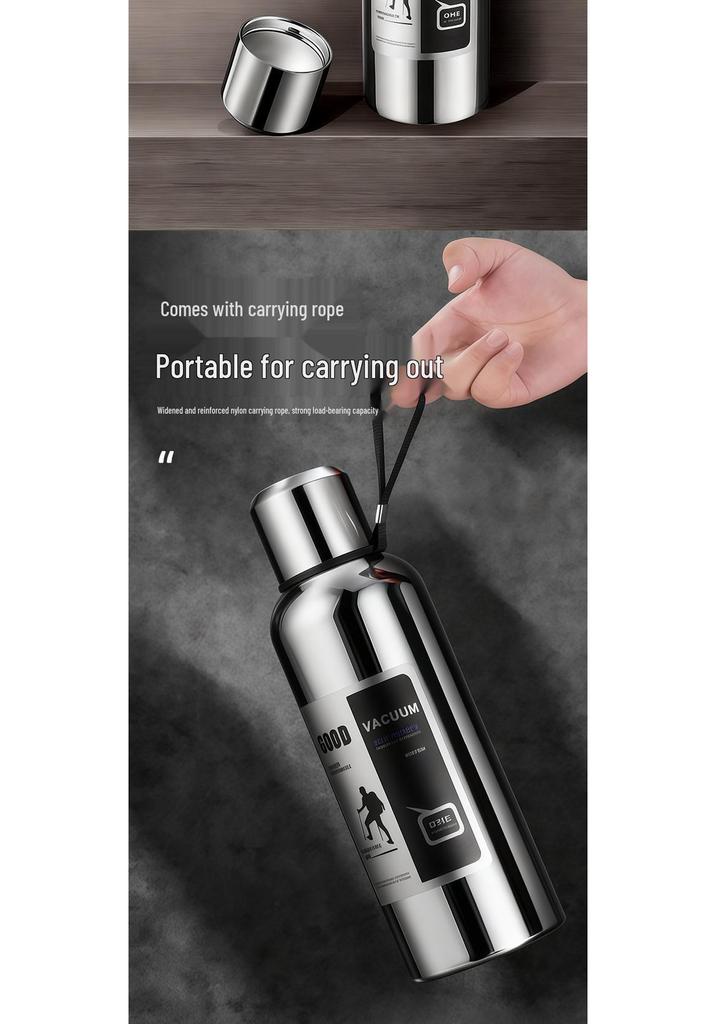 316 Stainless Steel Tea Infuser Thermos - Large Capacity Water Bottle