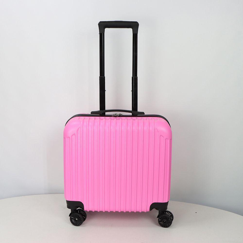 Lightweight 18" Mini Trolley Suitcase with Universal Wheels & Combination Lock