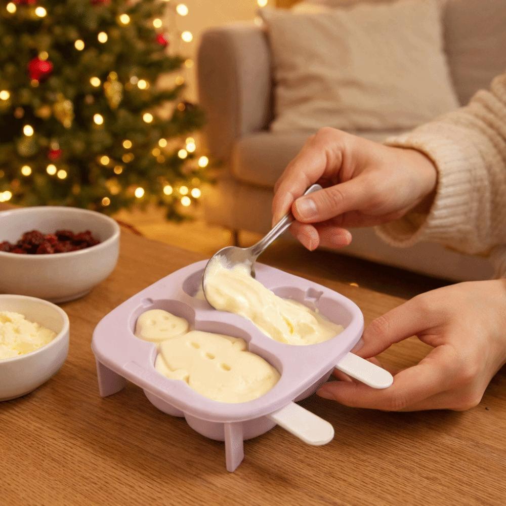 With Lids Ice Lolly Mold With Sticks ice Cube Tray Practical Ice Cream Maker Molds  Kitchen Tools