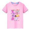 T Shirt for Kids Boy 10year Saja Boys  Print 100%Cotton Cute Tops Y2k  Anime Short Kpop Demon Hunters Kawaii Tees Girls Clothes