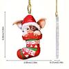 Car Acrylic Stylish Pendant Perfect For Decorative Touch In Vehicles And Trees Holiday