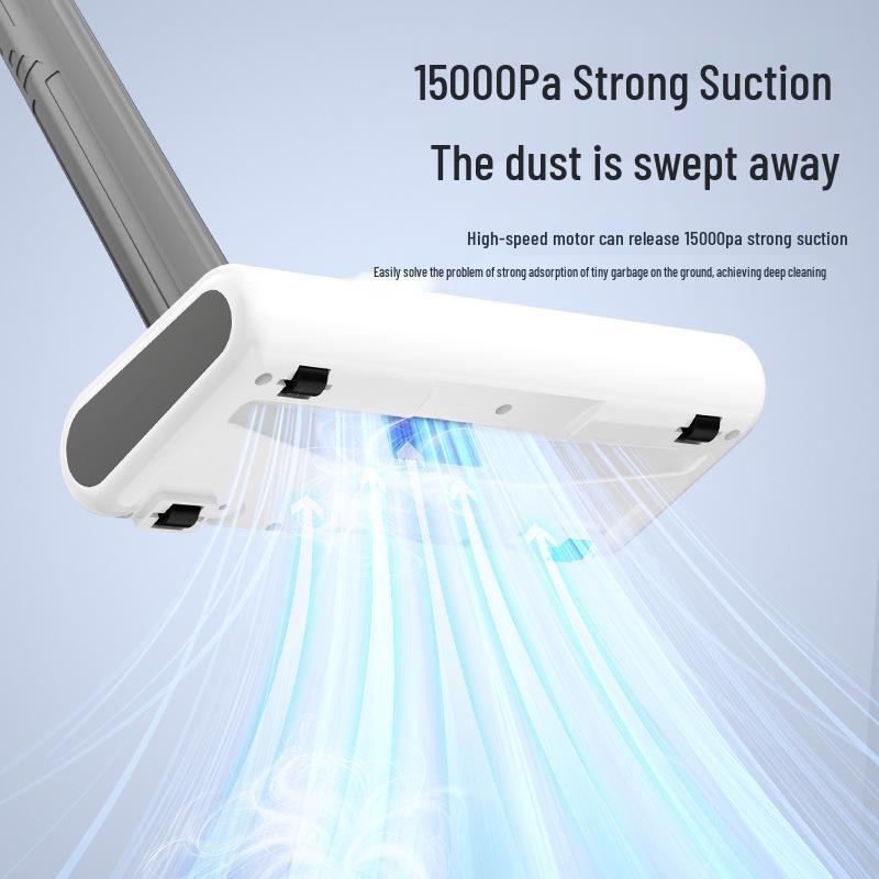 Portable Wireless Vacuum & Mop with Powerful Suction, Silent Operation & Carpet-Friendly Design