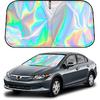 D-Lumina Windshield Sun Shade For 2011-2017 Honda Odyssey Mini Van Accessories, Iridescent Reflective Front Window Sunshade Sun Visor Protector Block