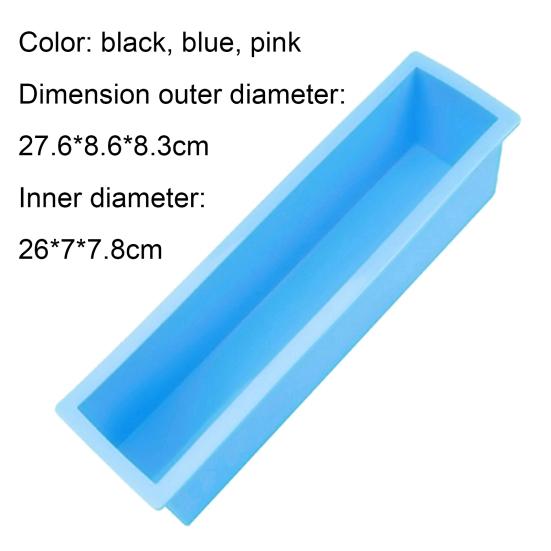 Kastenform DIY Wiederverwendbar Rechteckig Wasserdicht Seifenform