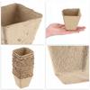 KADAX 18x Peat Pots Seedlings 8cm Biodegradable Seedlings Seedlings