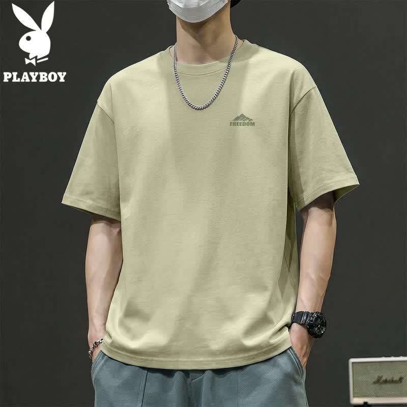 

Playboy Men s 2026 Summer Casual Loose Fit Short Sleeve T-Shirt 3XL