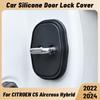 For CITROEN C5 AIRCROSS Hybrid -2024 Car Door Shock Absorber Door Lock Protector Silicone Auto Door Lock Latches Cover