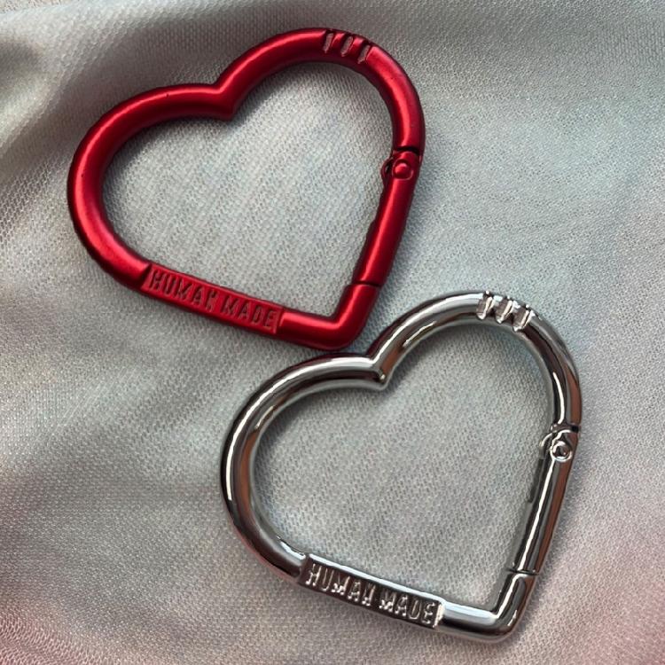 Elegant Engraved Heart Keychain Buckle Rustproof Zinc Alloy Creative Accessory For Keys Backpack Jewelry Gift