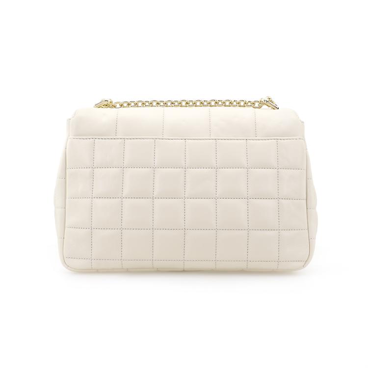Michael Kors MK Soho Quilted Lambskin Shoulder Crossbody Bag Large Women bags Light-Cream 30F0L1SL4L-289