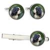 Cavalier King Charles Spaniel - Cufflinks and Tie with Your Photo, a Suit Decoration, Men's Jewelry from the Brand.
