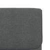 Lounge Chair Dark Grey 55 x 64 x 80 cm Fabric