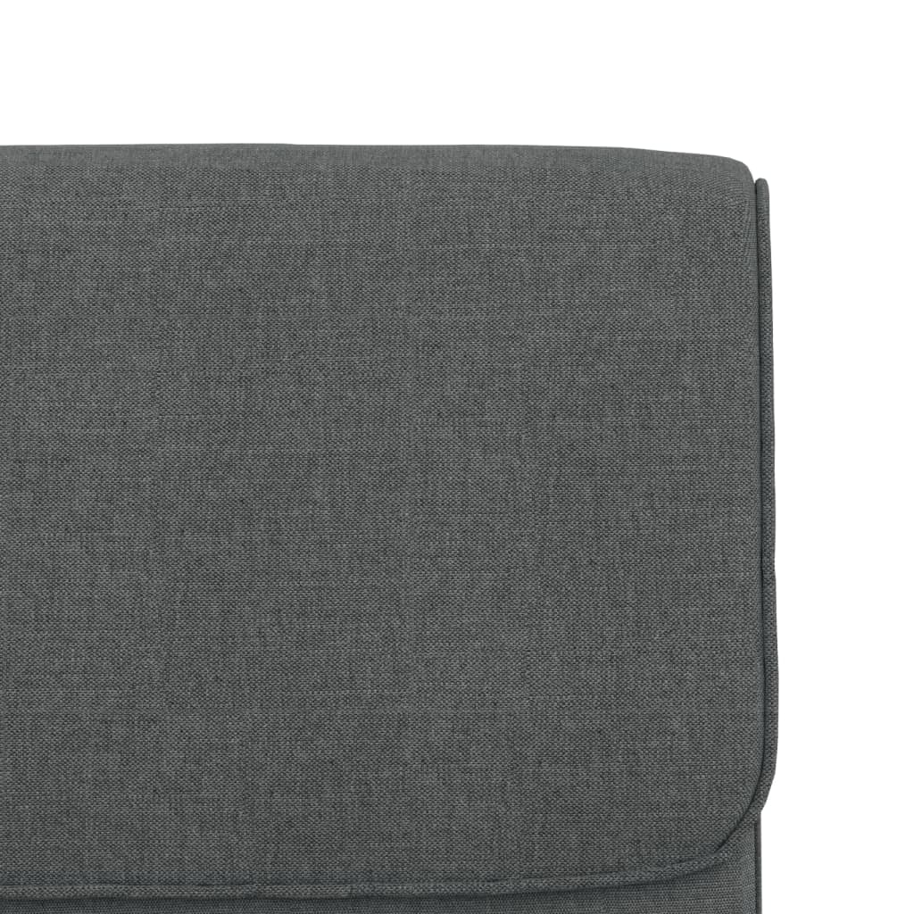 Lounge Chair Dark Grey 55 x 64 x 80 cm Fabric