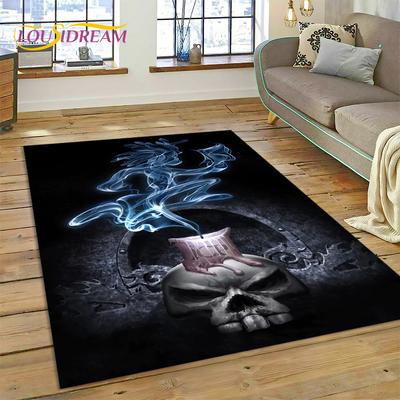 Alfombra Rugosa 3D Rap Metal Insane Clown Posse Icp Juggalo para Dormitorio Sala de Estar Decoración de Sofá del Hogar, Alfombrilla de Suelo Decorativa Grande para Juegos