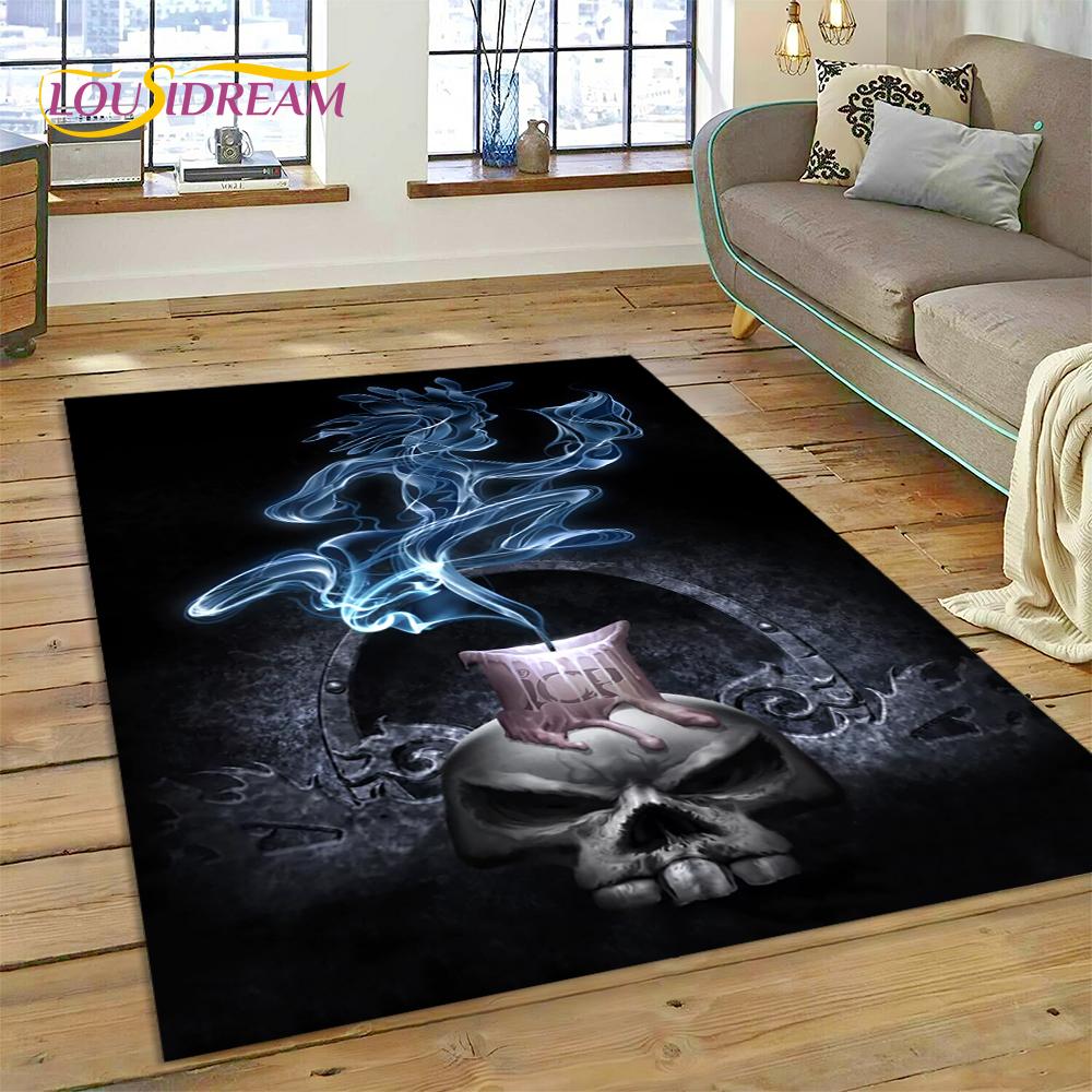 3D Rap Metal Insane Clown Posse Icp Juggalo Carpet Rug for Bedroom Living Room Home Sofa Decoration,Game Large Decor Floor Mat