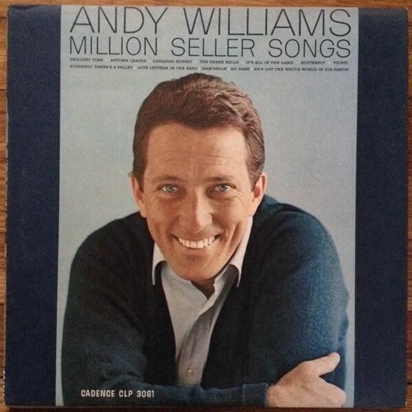 

LP Record ANDY WILLIAMS - Million Seller Songs CLP3061 CADENCE 1962 US Pop Used