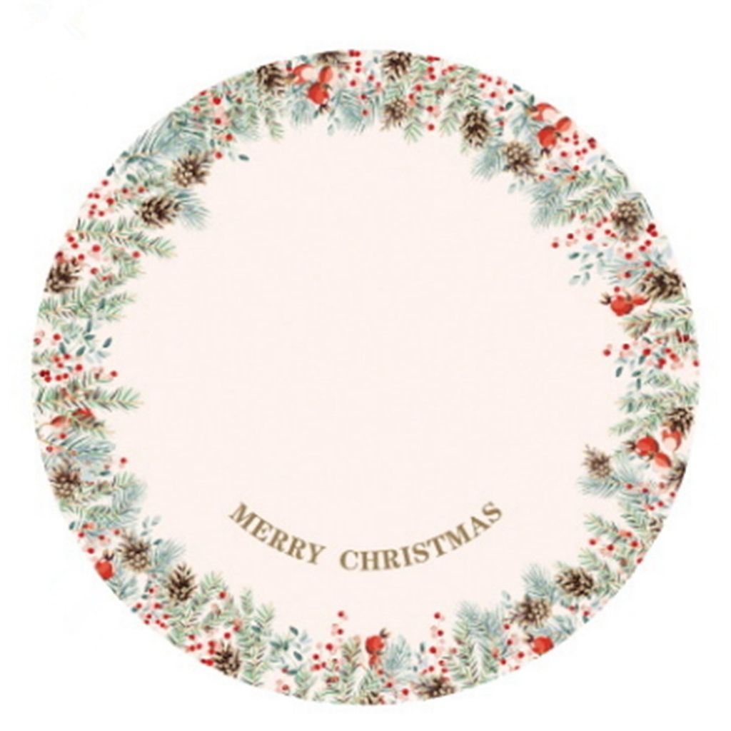 Reuseable 1 Pcs Flannelette DIY New Year Elk Party Supplies Floor Mat Cover Christmas Tree Skirt Xmas Decor Christmas Carpet