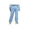 Jordan Flight Wool Logo Cuffed Solid Color Knitted Sports Pants Women bottoms Deep-Pink Blue DX3249-443