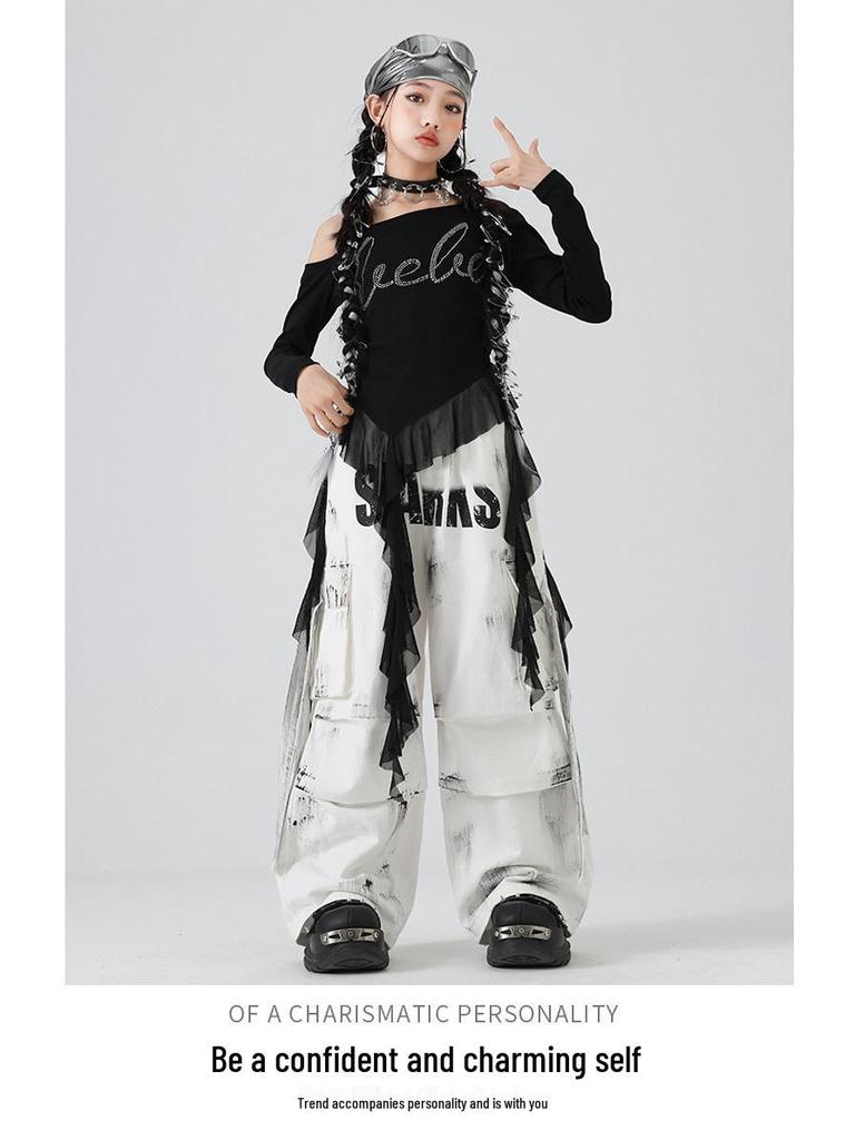 Modern jazzdräkt för barn – Snygg streetdance-outfit för flickor