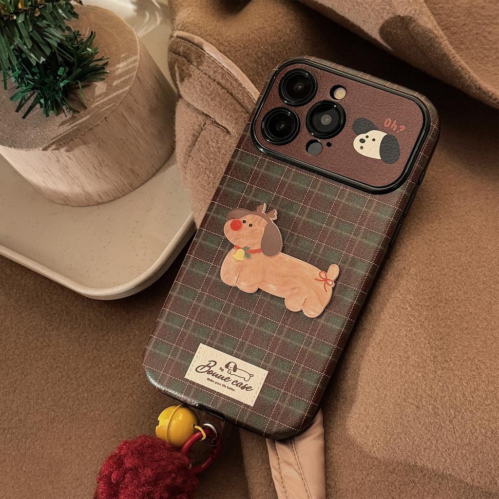 Christmas Puppy Case for iPhone 16 15 14 13/12promax