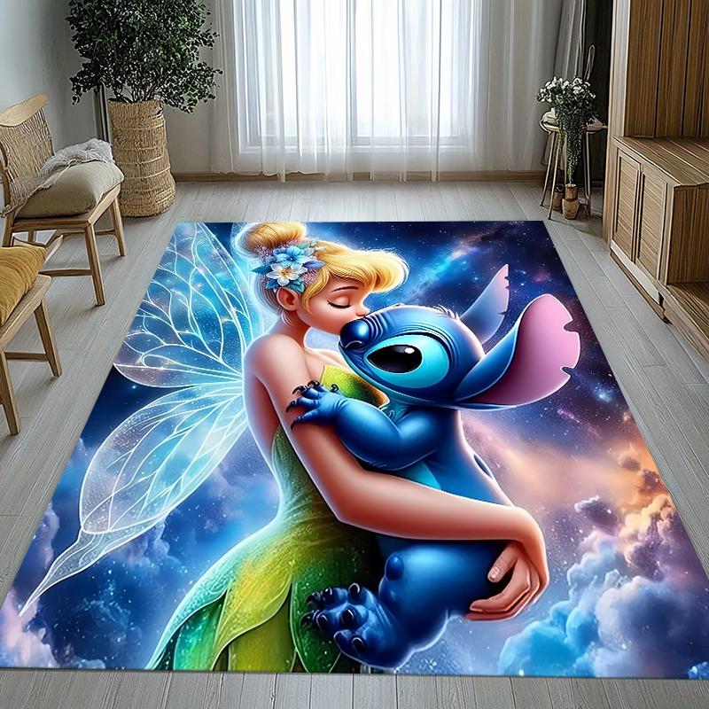 Covor Kawaii cu Cusături S, Anti-Alunecare pentru Sufragerie, Covor Moale pentru Dormitor, Cameră de Joacă pentru Copii, Canapea, Decor Acasă, Preș Cadou