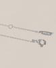 47Bag 925 Silver Open Heart Necklace Rosa