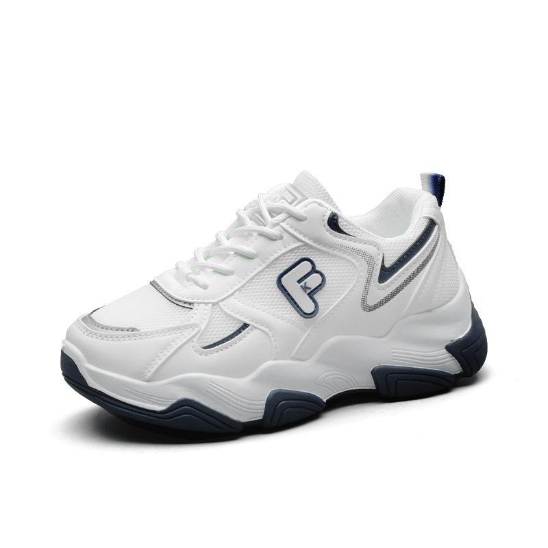 

2025 spring and autumn dad shoes women s shoes new fashion help versatile comfortable muffin thick sole heightening casual shoes 36 синий