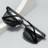 Men's Polarized Stainless Steel Square Sunglasses - Classic Retro Outdoor Driving, Fishing, and Cycling Glasses