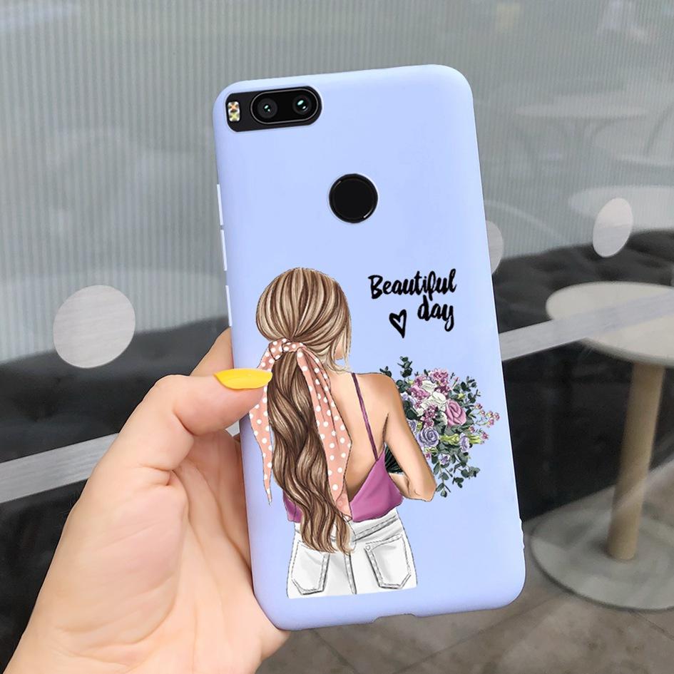For Xiaomi Mi A1 5X Case New Butterfly Sunflower Patterns Soft Protector Bumper Cover For Xiomi Mi A1 MiA1 Mi5X Phone Cases 5.5"