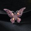 Fashion Full Zircon Butterfly Brooch For Women Luxurious Animal Corsage Pins Wedding Party Clothing Accessories Jewelry Gifts