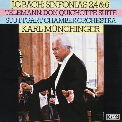 LP Record JOHANN CHRISTIAN BACH / GEORG PHILI - Sinfonias 2, 4 & 6 / Don Quichotte  SXL6755 Decca 1976 UK Classical Used