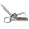 20pcs Silver Metal Duckbill Buckle Plastic Gripping Teeth Adjustable Fastener  Accessory