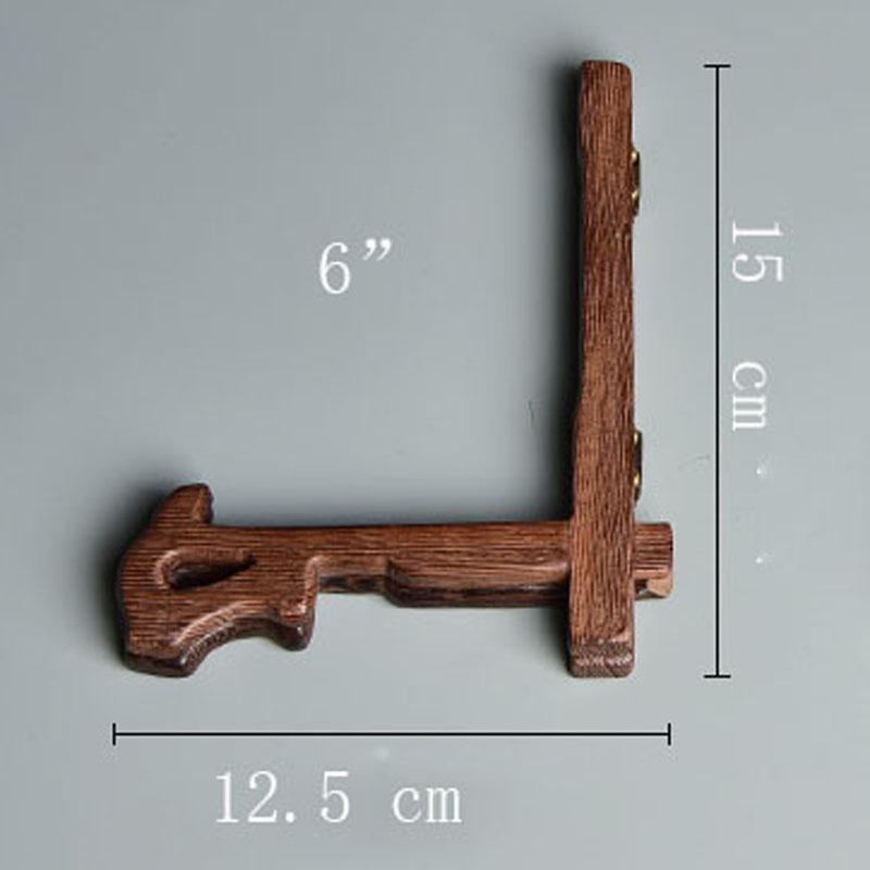 

Китайские витрины, кронштейн для полки для чая пуэр, подставка для блинов из натурального дерева венге, складная рамка для подноса, аксессуары