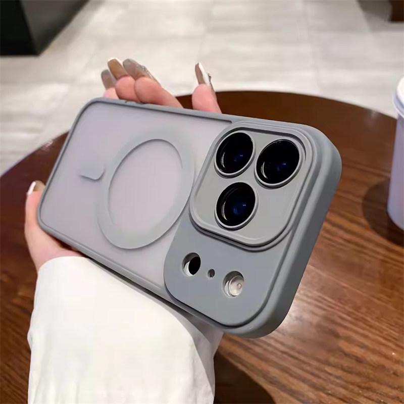 Husă cu Finisaj Mat Pentru iPhone 17 Pro Max 17 Air Transparentă Pentru Magsafe Magnetic Protecție Obiectiv Mată Acoperire Mată