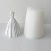 3D Bride Wedding Dress Silicone Candle Mold Bridegroom Suit Resin Casting Moulds