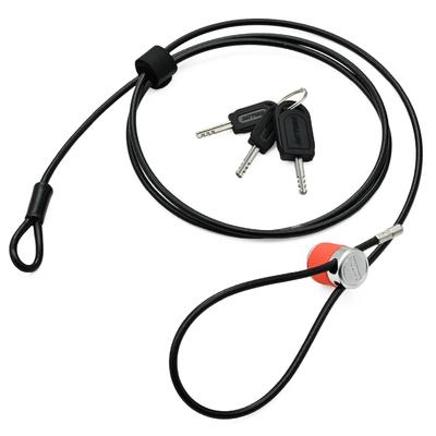 Daytona Hırsızlık Önleme İçin Daha Güçlü Kablo LED Işıklı ve Anahtarlı Kilit, 1800mm, Kırmızı, 31258, Motosikletler, Ceket/Kask