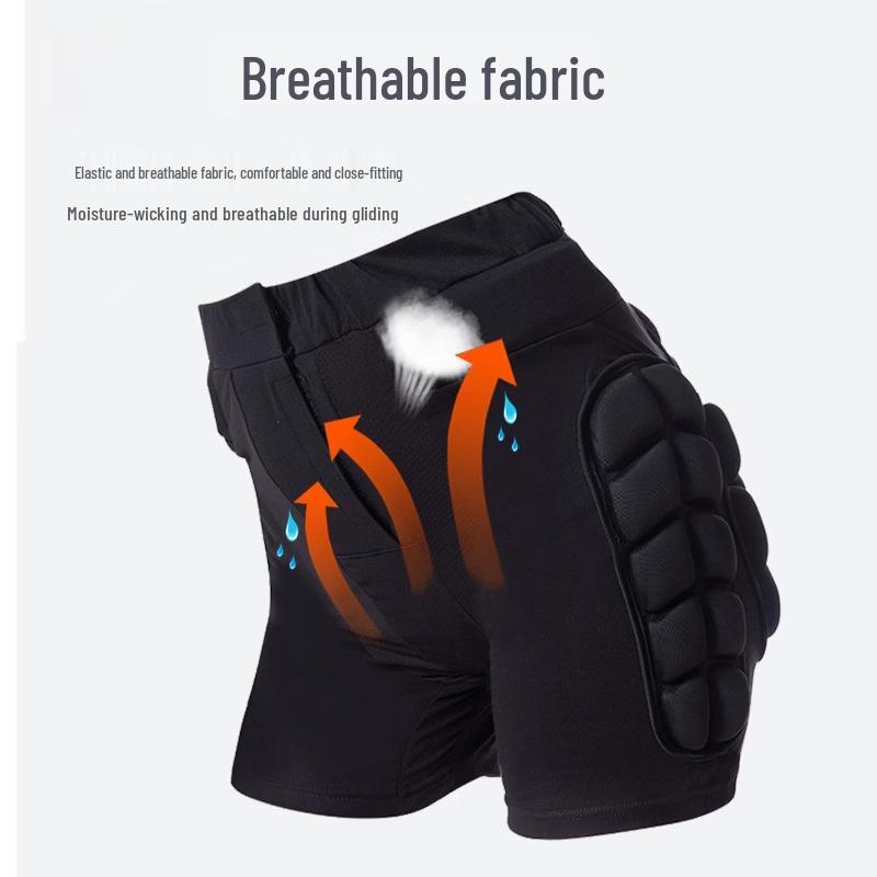 OLOEY Winter Skiing Hip Pad Shorts