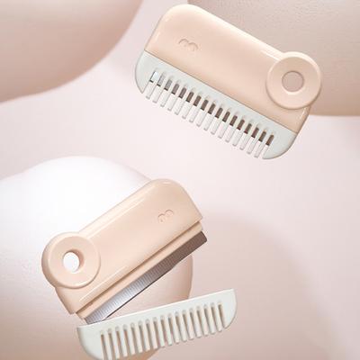 2-in-1 Babyhaarschneider Ponykamm Ausdünnungstrimmer Spliss-Schneider Kinderhaarschneidewerkzeug für Pony und Spliss