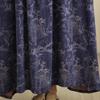 Vintage Floral Print Plus Size Women Long Sleeve Oversize Maxi Dress Loose Casual Spring Long Dress Basic