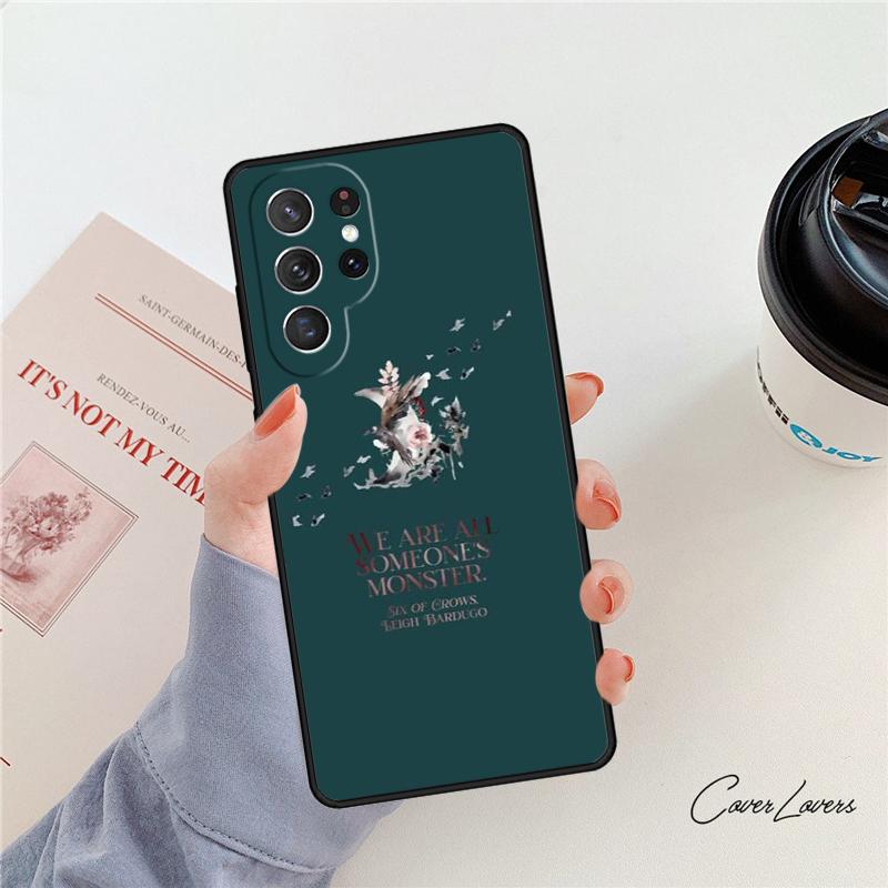 Six Of Crows Phone Case For Samsung Galaxy S24 S25 S23 S22 Ultra Note 10 20 Plus S20 S21 FE Cover