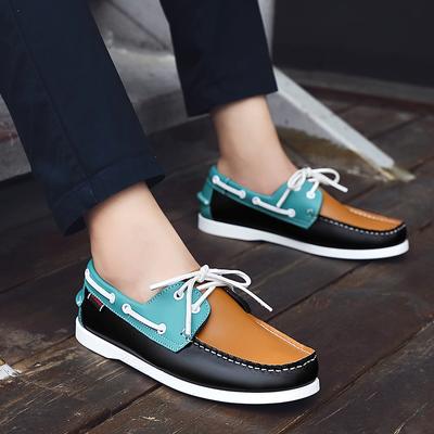 Fashion Casual Loafers Shoes Outdoor Leather Sneakers Shoes Classic Mens Leather Summer Trendy Designer Loafers Versatile Commute Shoes