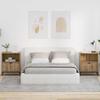 Nightstand Set of 2 Artisan Oak Finish 49 x 36 x 61 cm Engineered Wood